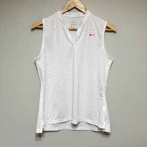 Nike Dri-FIT Standard Fit Golf Tank Top Sleeveless Confetti Womens M Pickleball